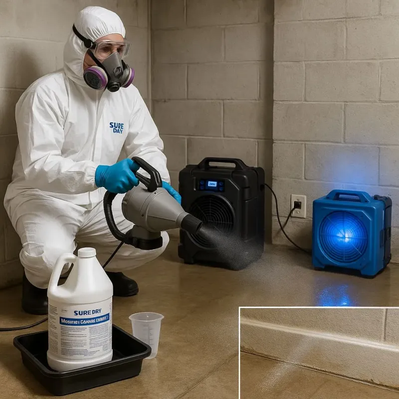 Sanitization and Odor Removal process in Sodus, NY