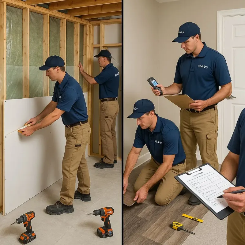 Repairs and Reconstruction process in Sodus, NY
